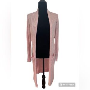 Ricki’s Light Pink Long Open Front Cardigan - Size XS